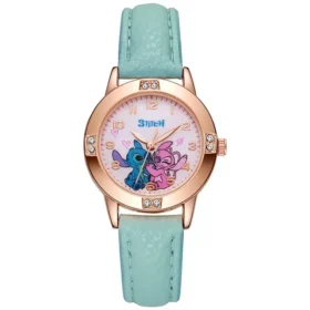 Montre Analogique Stitch Angel Or Rose (bleu)