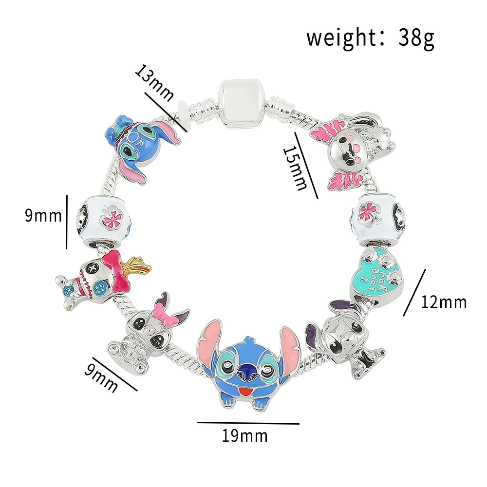 Bracelet Stitch Metal Charms