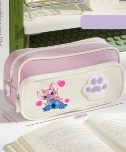 Trousse Scolaire Stitch – Officielle Disney, Mignonne et Pratique