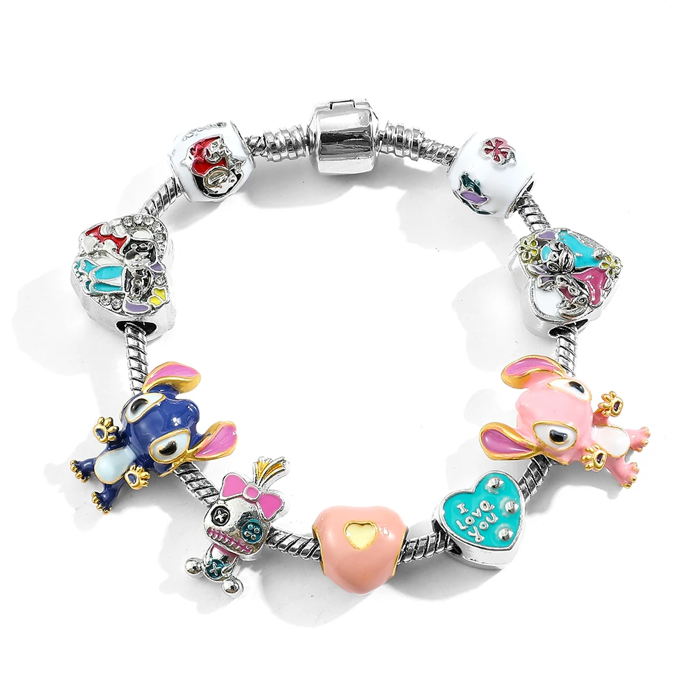 Bracelet Stitch Metal Charms