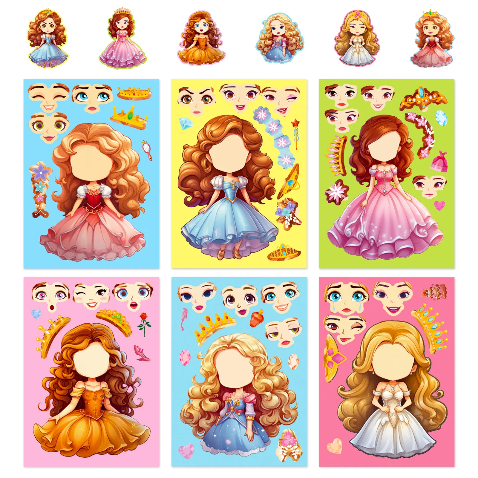 Stickers Puzzle Princesses & Sirènes – Jeu éducatif enfants – Image 10