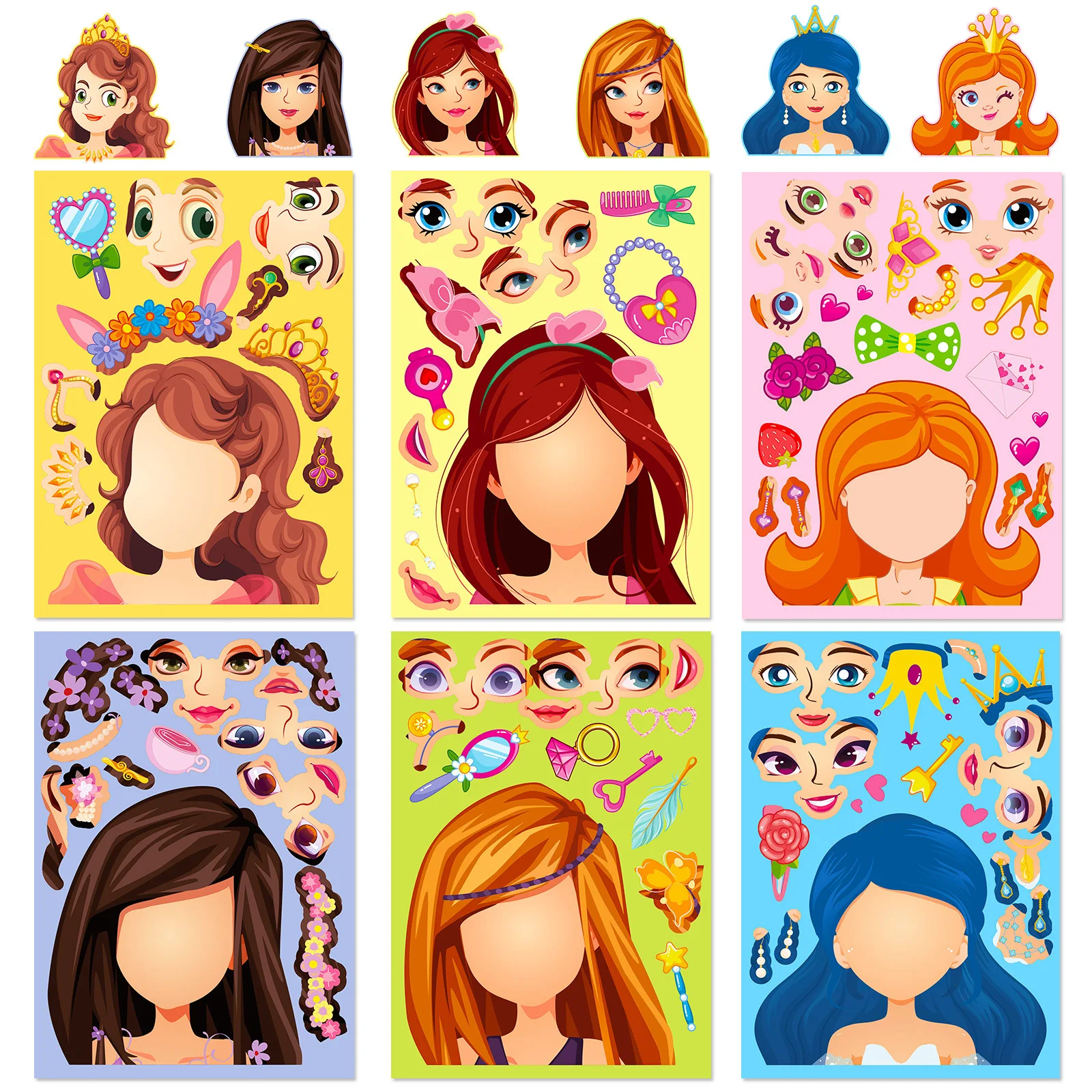 Stickers Puzzle Princesses & Sirènes – Jeu éducatif enfants – Image 9