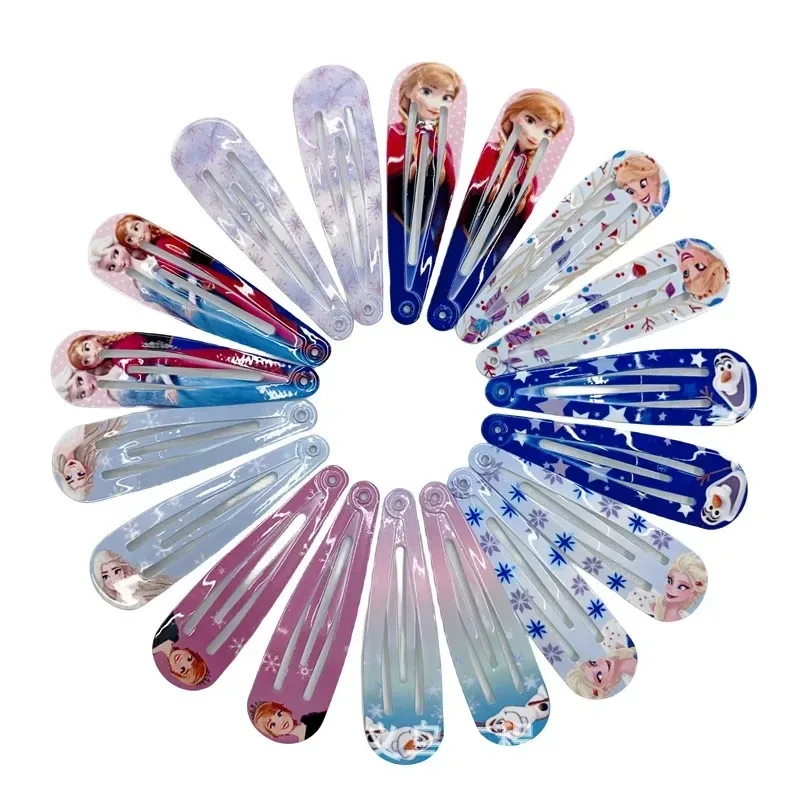 Pinces à cheveux Elsa Frozen – Lot 5/10 pièces Disney enfants – Image 4