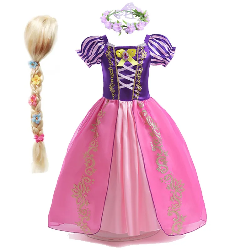 Robe Princesse Raiponce – Déguisement Fille Violet – Image 10