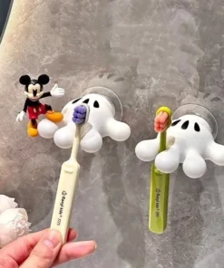 Alternative view of Porte-serviettes & brosse à dents mural Disney Mickey – Organisateur salle de bain