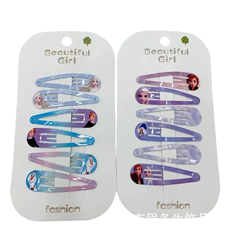 Pinces à cheveux Elsa Frozen – Lot 5/10 pièces Disney enfants – Image 3