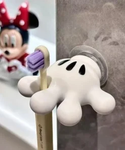 Porte-serviettes & brosse à dents mural Disney Mickey – Organisateur salle de bain