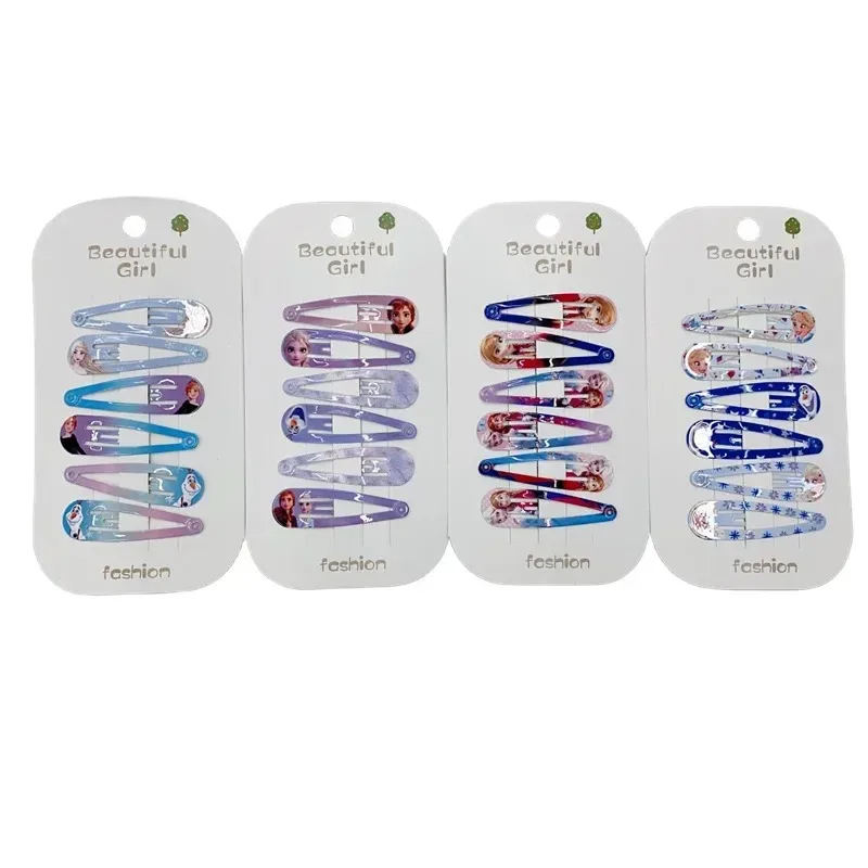 Pinces à cheveux Elsa Frozen – Lot 5/10 pièces Disney enfants – Image 5