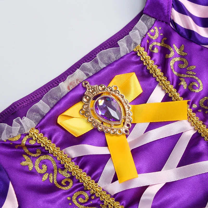 Robe Princesse Raiponce – Déguisement Fille Violet – Image 5