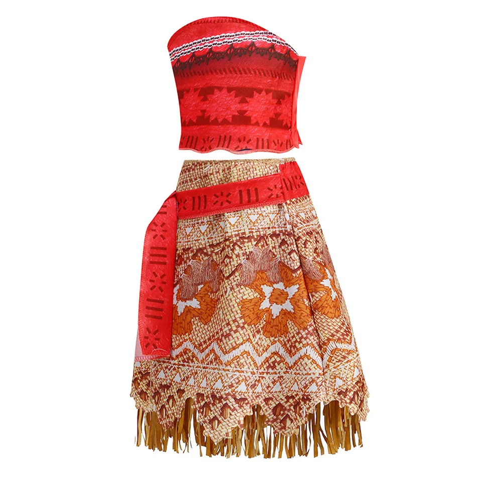 Robe Princesse Vaiana – Déguisement Fille avec accessoires – Image 3