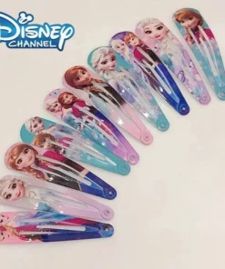 Pinces à cheveux Elsa Frozen – Lot 5/10 pièces Disney enfants