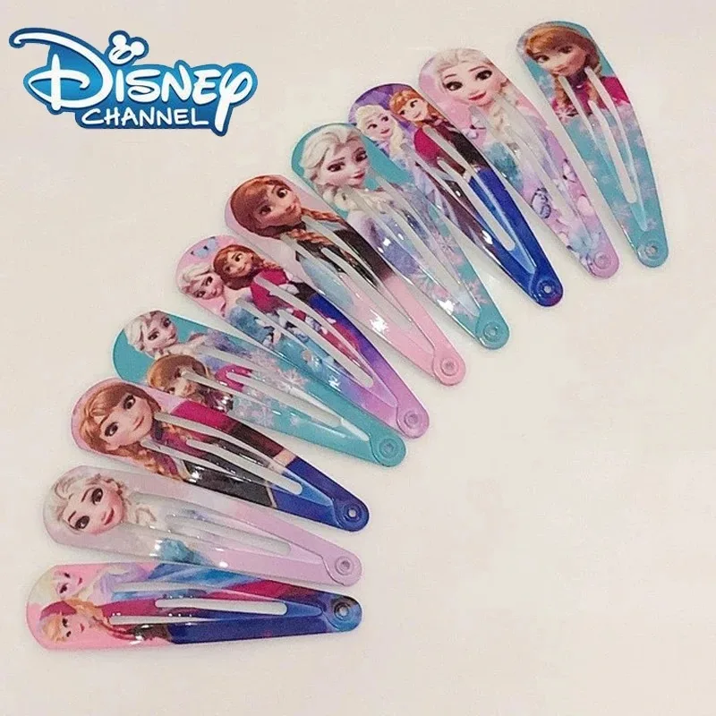 Pinces à cheveux Elsa Frozen – Lot 5/10 pièces Disney enfants