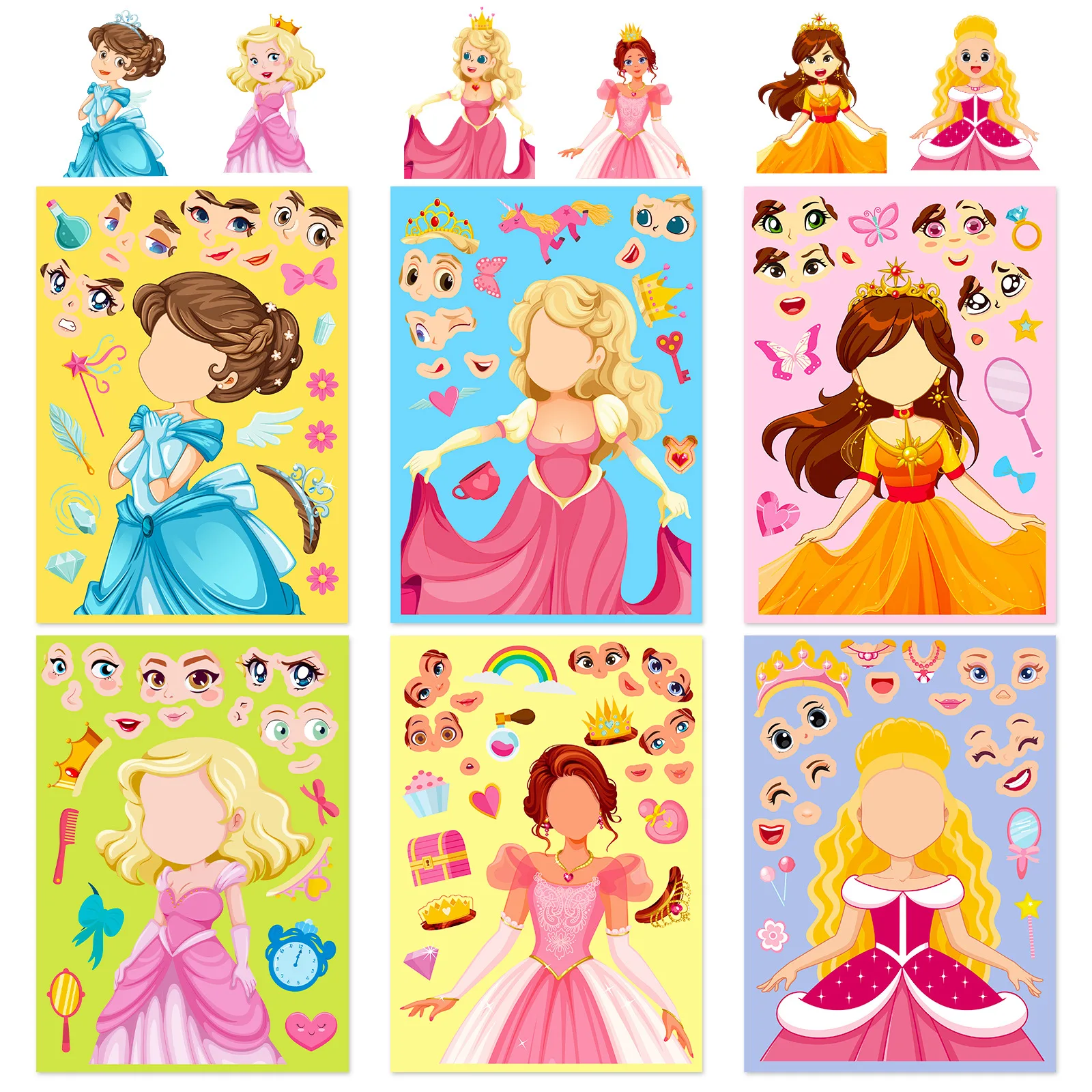 Stickers Puzzle Princesses & Sirènes – Jeu éducatif enfants – Image 7