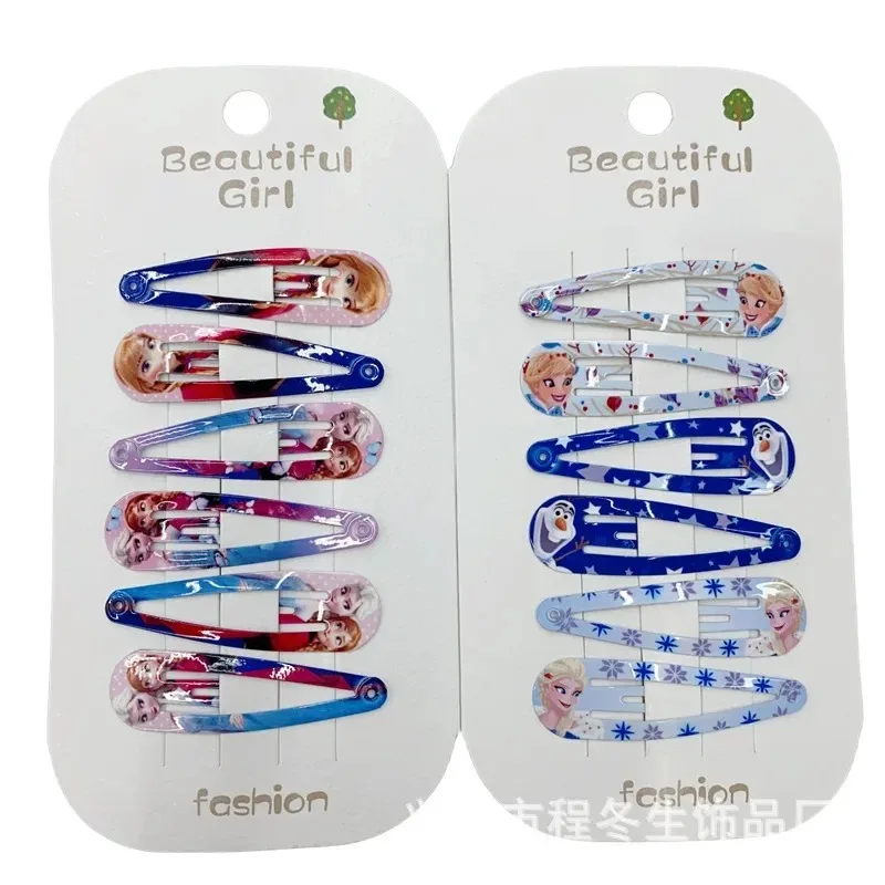 Pinces à cheveux Elsa Frozen – Lot 5/10 pièces Disney enfants – Image 6