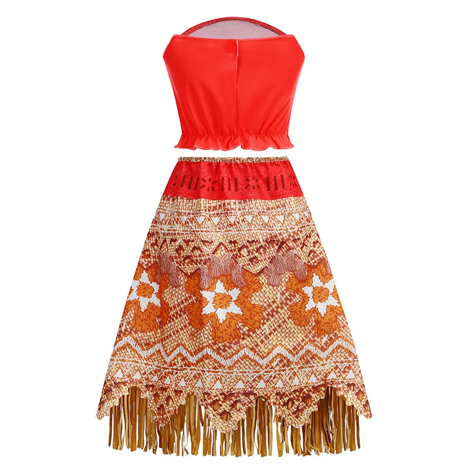 Robe Princesse Vaiana – Déguisement Fille avec accessoires – Image 4