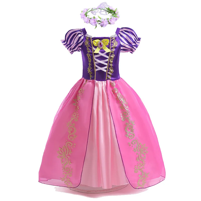 Robe Princesse Raiponce – Déguisement Fille Violet – Image 13