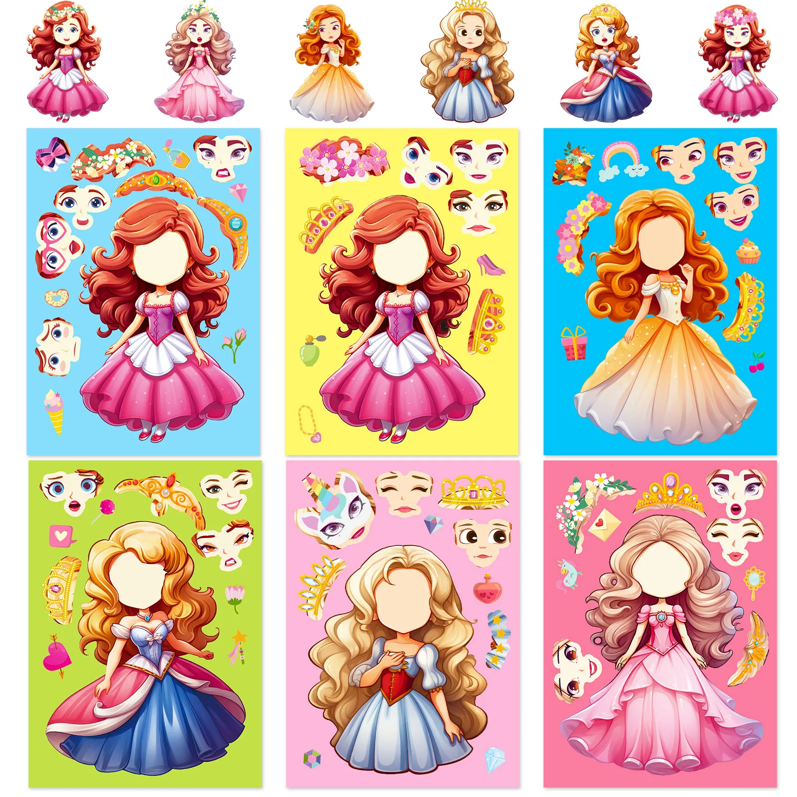 Stickers Puzzle Princesses & Sirènes – Jeu éducatif enfants – Image 13