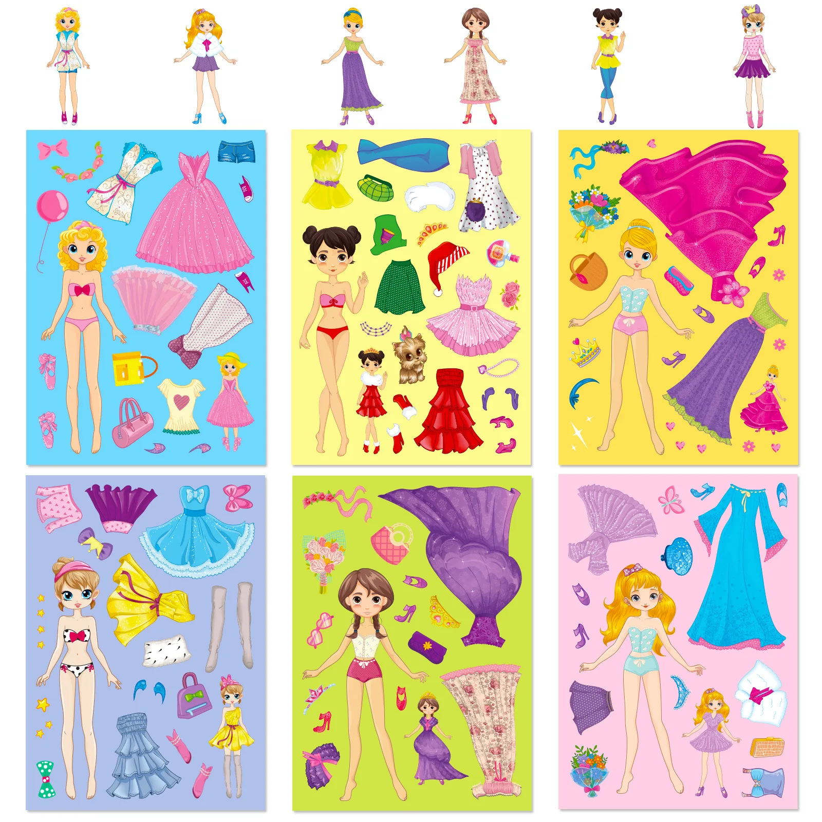 Stickers Puzzle Princesses & Sirènes – Jeu éducatif enfants – Image 8