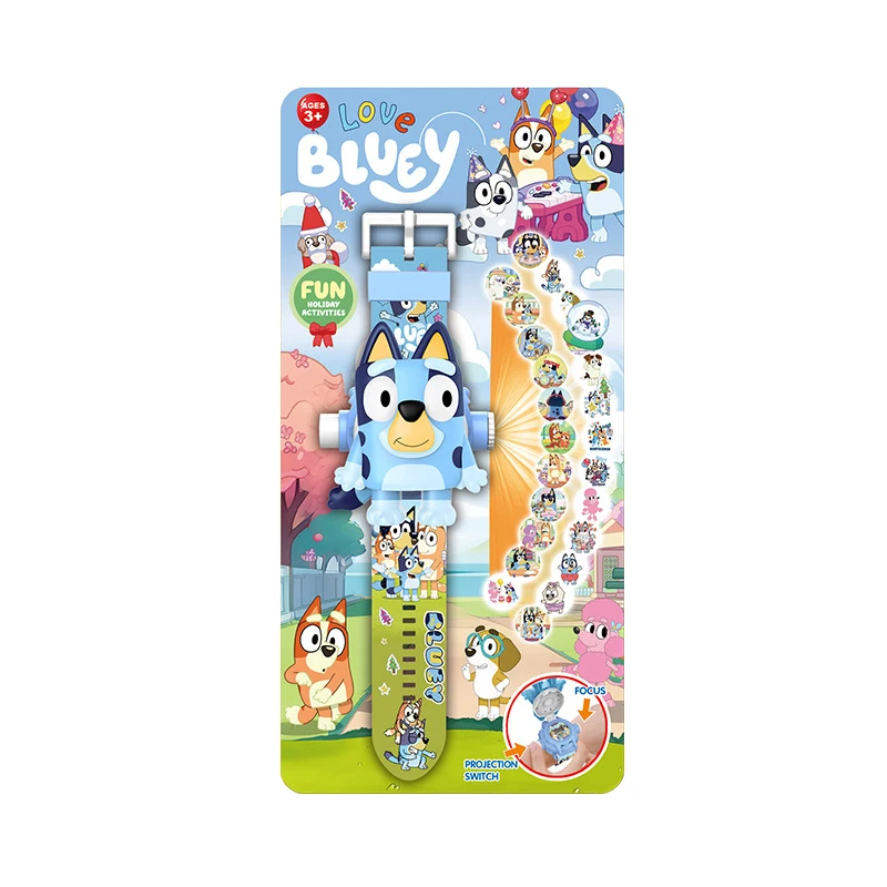 Montre Projecteur Bluey – Figurine et Montre Digitale Enfant | Jouet Cartoon 24 Projections, Cadeau Garçon & Fille – Image 6