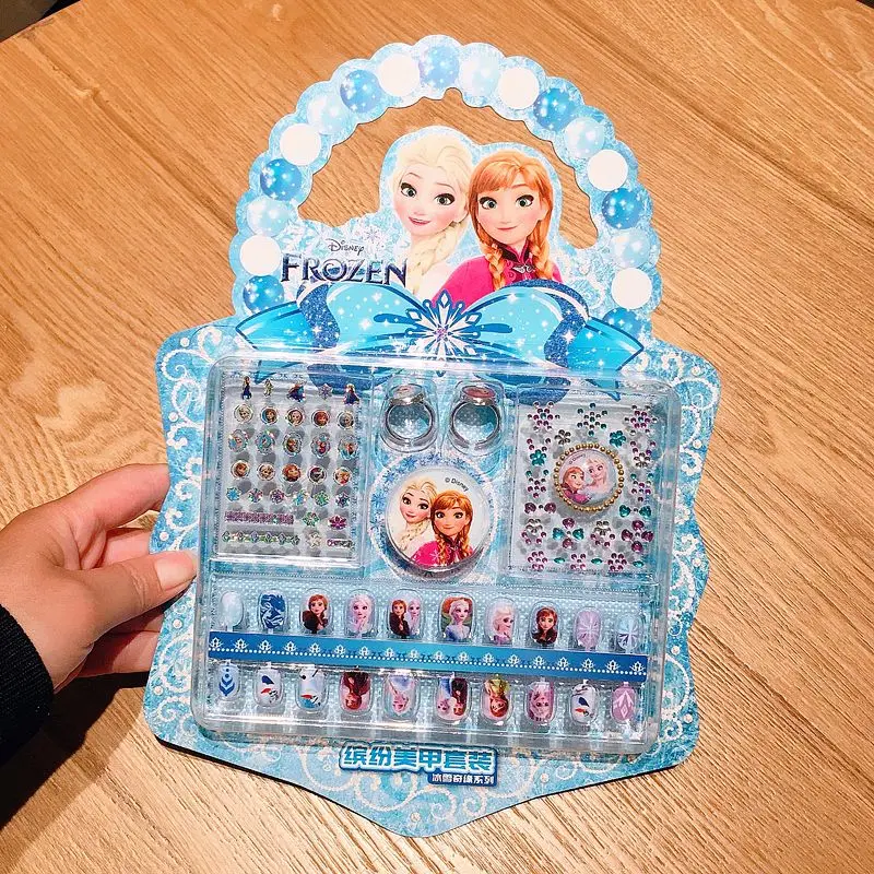 Disney Frozen – Set Autocollants Ongles Enfant | Stickers Ongles Princesse Elsa, Manucure Kawaii Imperméable