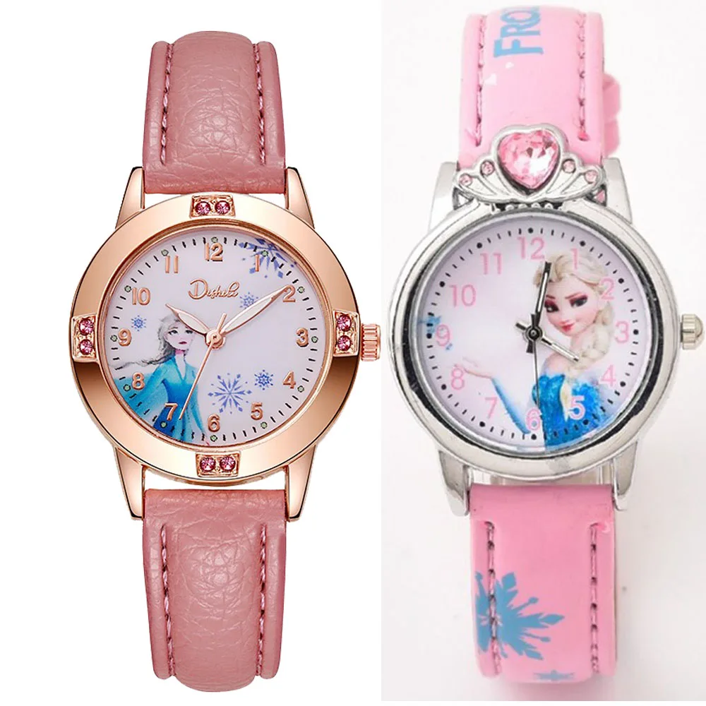 Disney Princess – Montre Enfant | Elsa Frozen & Sophia Quartz Analogique