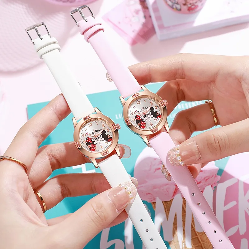 Montre Enfant Disney Mickey Mouse – Montre Quartz Cuir Élégante | Mode Cartoon Garçon & Fille, Cadeau Idéal – Image 19