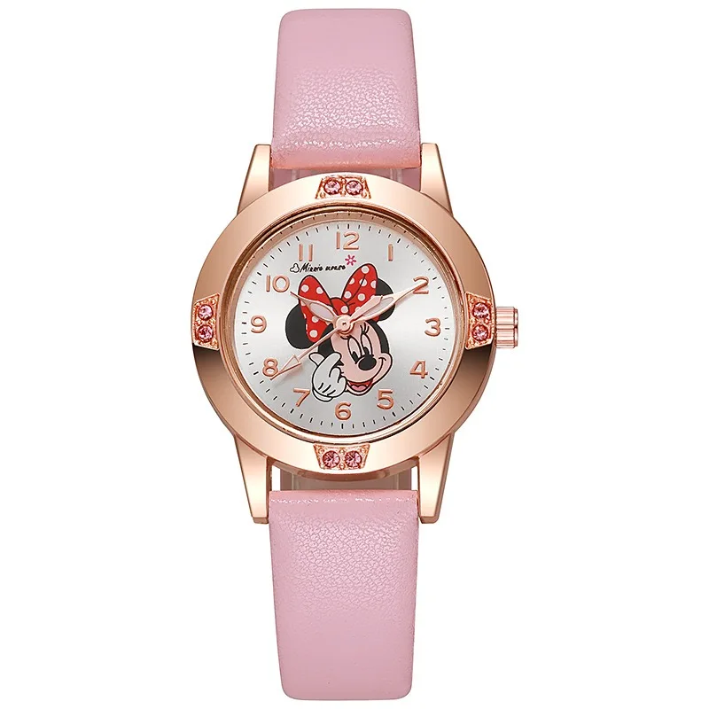 Montre Enfant Disney Mickey Mouse – Montre Quartz Cuir Élégante | Mode Cartoon Garçon & Fille, Cadeau Idéal – Image 13