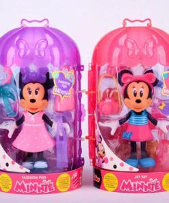 Disney Junior – Figurine Minnie Mouse Fabulous Fashion | Jouet de Mode et Maison de Jeu pour Enfants