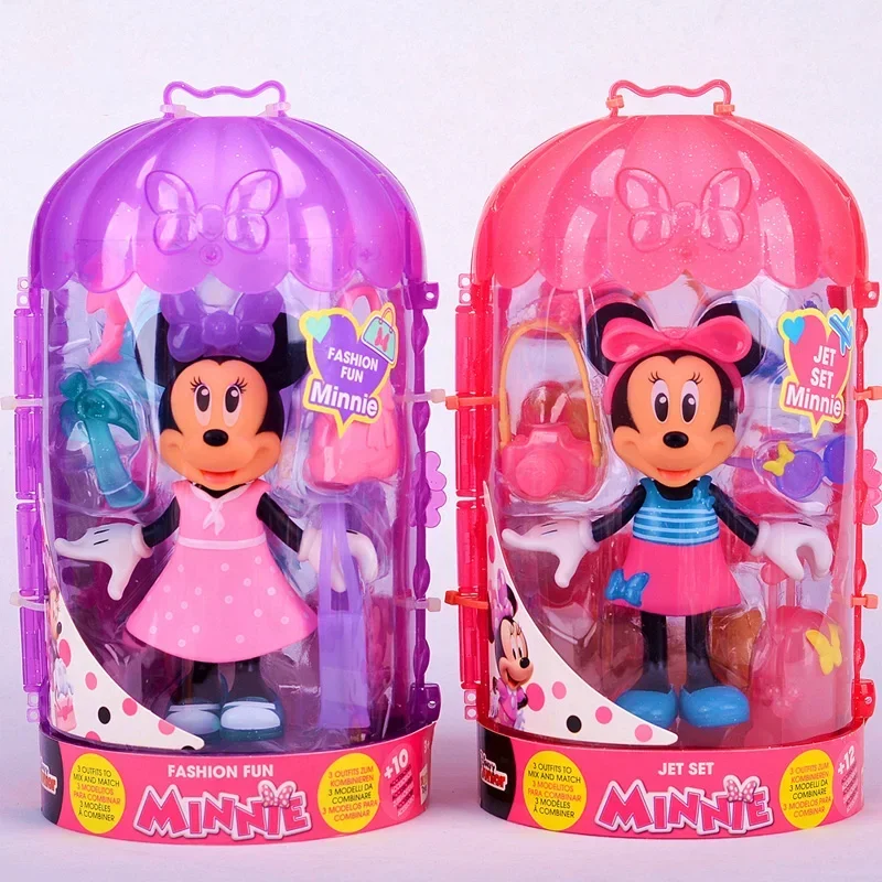Disney Junior – Figurine Minnie Mouse Fabulous Fashion | Jouet de Mode et Maison de Jeu pour Enfants