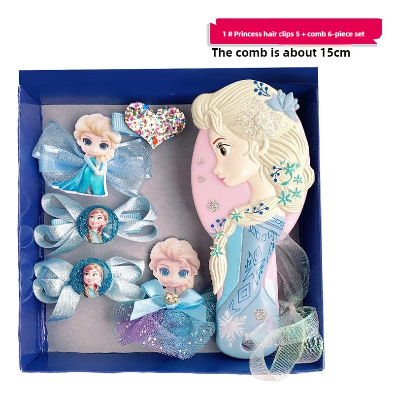 Disney Frozen – Lot de 6 Barrettes Enfant | Pinces à Cheveux Elsa, Accessoires Cheveux Fille, Style Cartoon Cosplay – Image 10