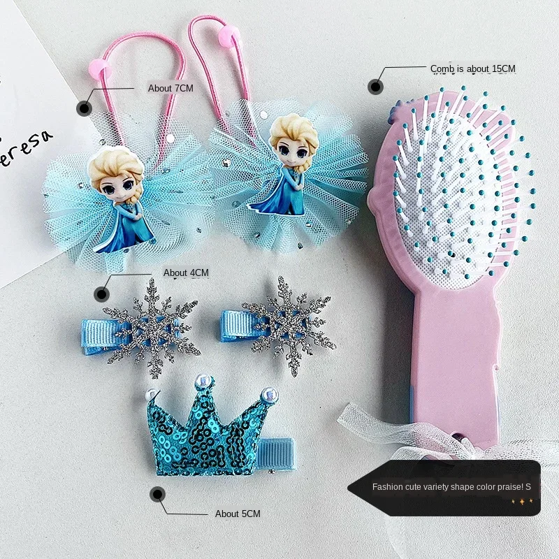 Disney Frozen – Lot de 6 Barrettes Enfant | Pinces à Cheveux Elsa, Accessoires Cheveux Fille, Style Cartoon Cosplay – Image 13