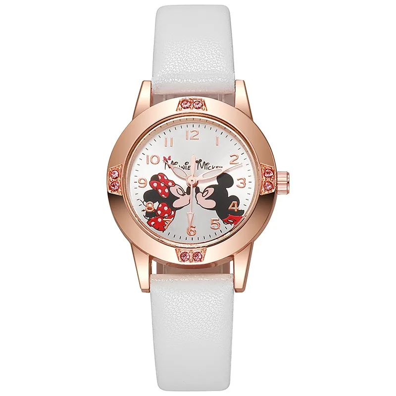 Montre Enfant Disney Mickey Mouse – Montre Quartz Cuir Élégante | Mode Cartoon Garçon & Fille, Cadeau Idéal – Image 7