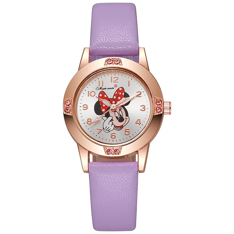 Montre Enfant Disney Mickey Mouse – Montre Quartz Cuir Élégante | Mode Cartoon Garçon & Fille, Cadeau Idéal – Image 10