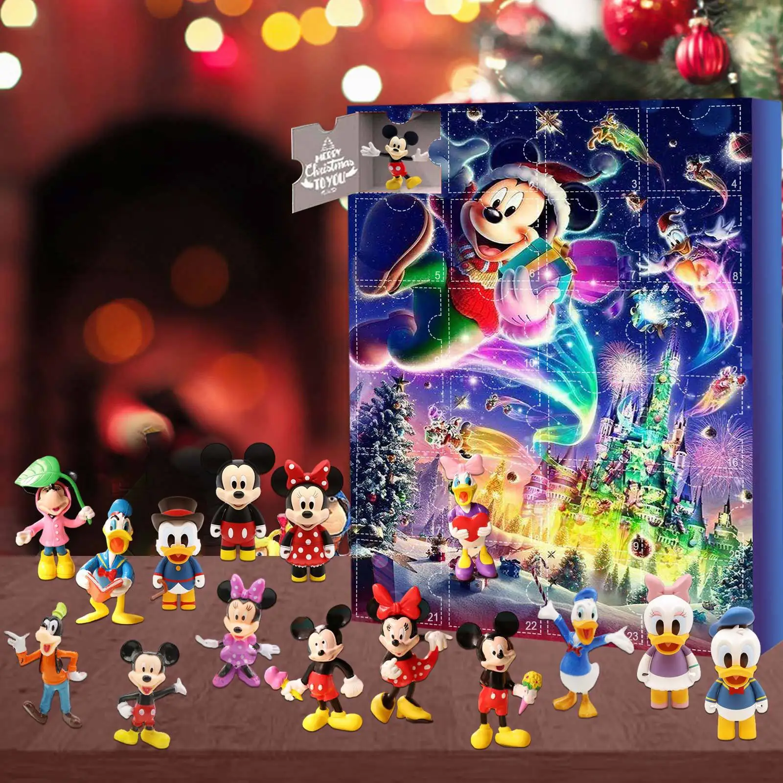 Calendrier de l’Avent 2025 Disney – 24 Figurines Mystère | Lilo & Stitch, Mickey, Minnie et Personnages Classiques – Image 16