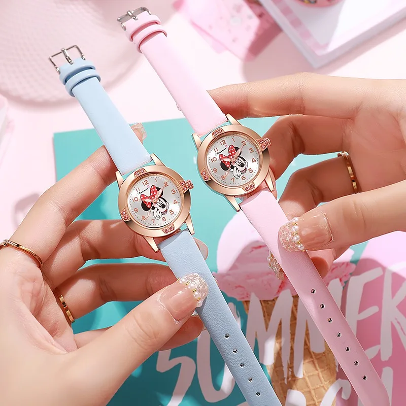 Montre Enfant Disney Mickey Mouse – Montre Quartz Cuir Élégante | Mode Cartoon Garçon & Fille, Cadeau Idéal – Image 21