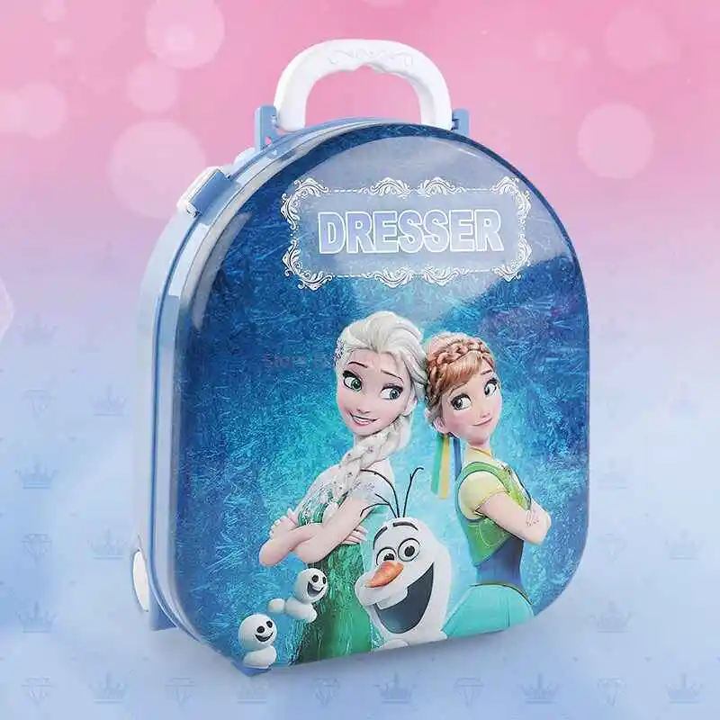 Disney Frozen – Coffret Princesse Elsa & Anna | Figurines et Trousse de Rangement Maquillage, Jouet de Collection Fille – Image 6