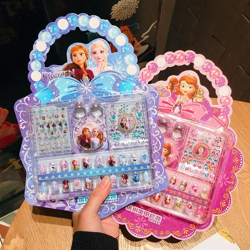 Disney Frozen – Set Autocollants Ongles Enfant | Stickers Ongles Princesse Elsa, Manucure Kawaii Imperméable – Image 2