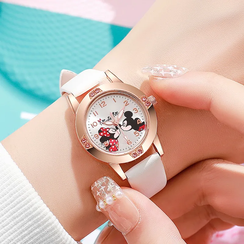 Montre Enfant Disney Mickey Mouse – Montre Quartz Cuir Élégante | Mode Cartoon Garçon & Fille, Cadeau Idéal – Image 18