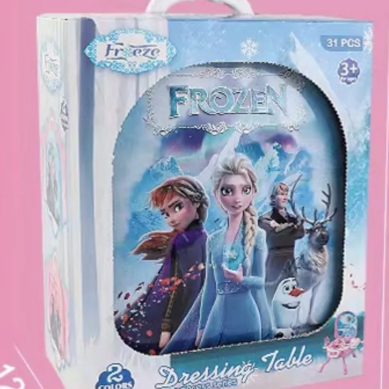 Disney Frozen – Coffret Princesse Elsa & Anna | Figurines et Trousse de Rangement Maquillage, Jouet de Collection Fille – Image 5