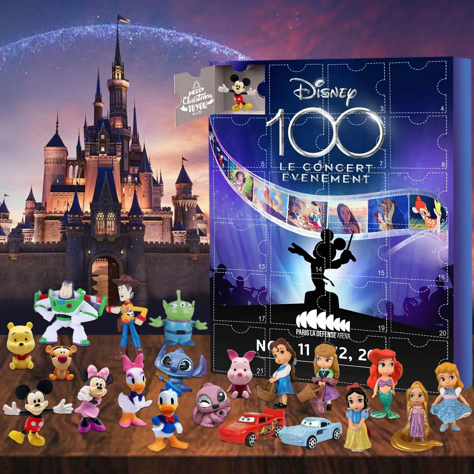 Calendrier de l’Avent 2025 Disney – 24 Figurines Mystère | Lilo & Stitch, Mickey, Minnie et Personnages Classiques – Image 12