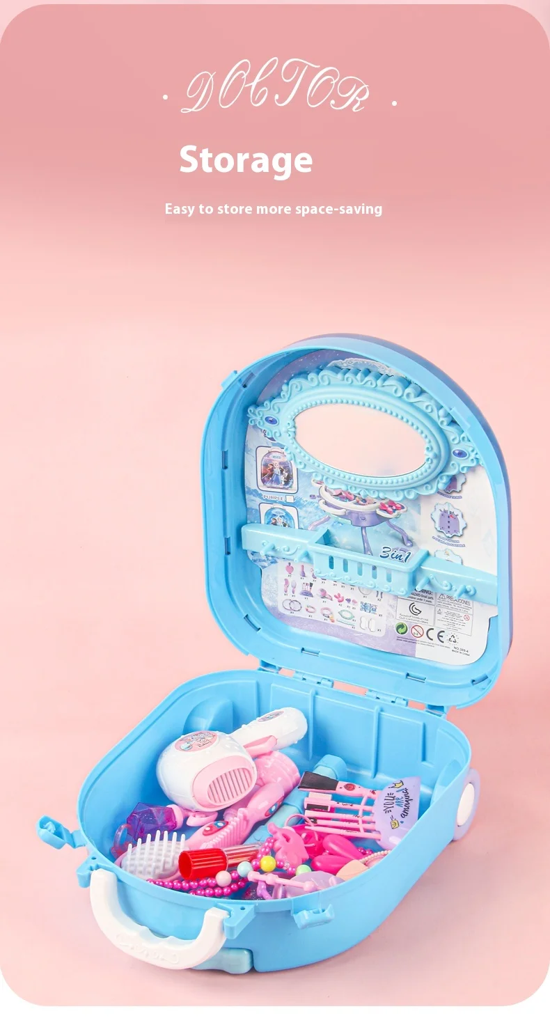 Disney Frozen – Coffret Princesse Elsa & Anna | Figurines et Trousse de Rangement Maquillage, Jouet de Collection Fille – Image 13