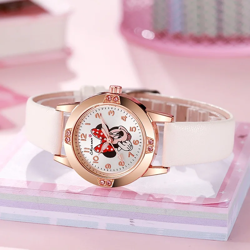 Montre Enfant Disney Mickey Mouse – Montre Quartz Cuir Élégante | Mode Cartoon Garçon & Fille, Cadeau Idéal – Image 20