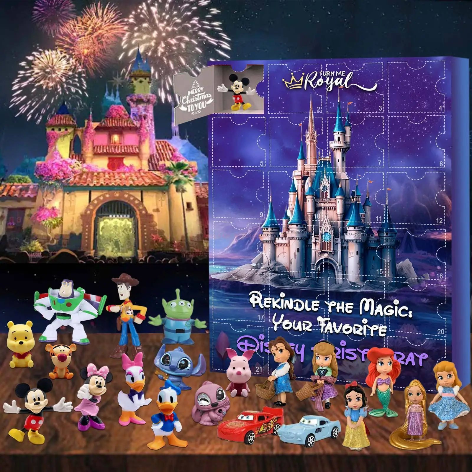 Calendrier de l’Avent 2025 Disney – 24 Figurines Mystère | Lilo & Stitch, Mickey, Minnie et Personnages Classiques – Image 21