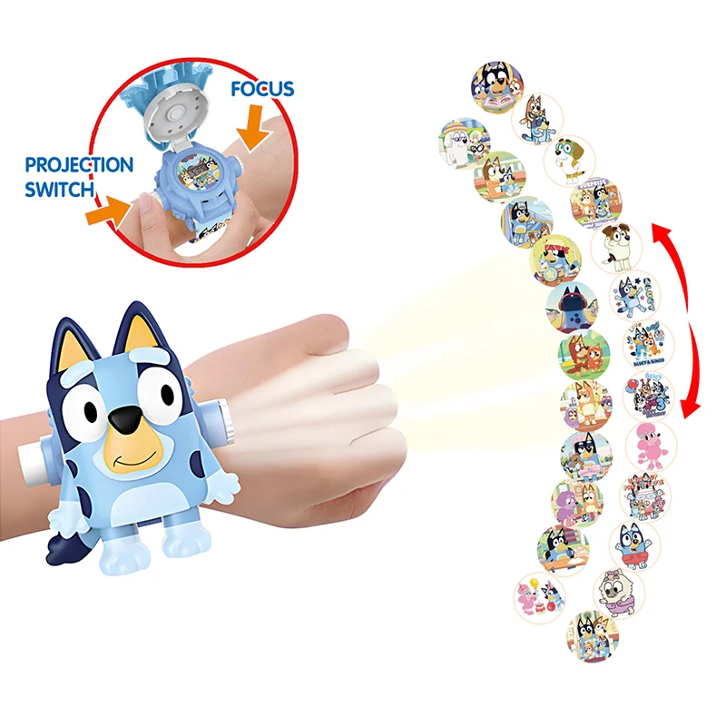 Montre Projecteur Bluey – Figurine et Montre Digitale Enfant | Jouet Cartoon 24 Projections, Cadeau Garçon & Fille – Image 2