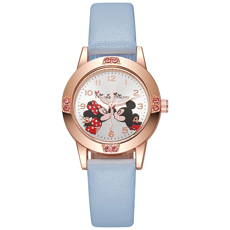 Montre Enfant Disney Mickey Mouse – Montre Quartz Cuir Élégante | Mode Cartoon Garçon & Fille, Cadeau Idéal – Image 8