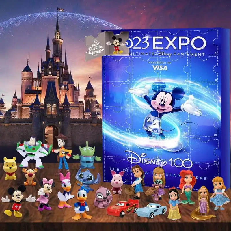 Calendrier de l’Avent 2025 Disney – 24 Figurines Mystère | Lilo & Stitch, Mickey, Minnie et Personnages Classiques – Image 4