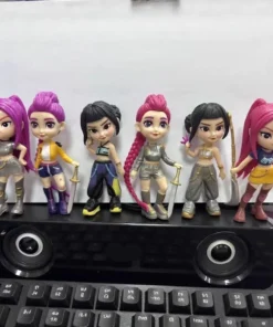 Alternative view of Figurine Vinyle Anime KPop Devil Hunter – Personnages Rumi, Mira, Zoi – Blind Box Masque Vinyle