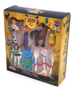 Alternative view of Set de 7 Figurines Toy Story 4 – Woody, Jessie, Buzz Lightyear, Forky, Cochon & Ours – Modèles Figurines pour Enfants