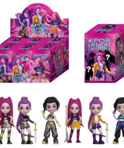 Figurine Vinyle Anime KPop Devil Hunter – Personnages Rumi, Mira, Zoi – Blind Box Masque Vinyle