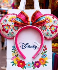 Serre-tête oreilles Mickey Disney Encanto – Broderie premium, cosplay adulte & enfant